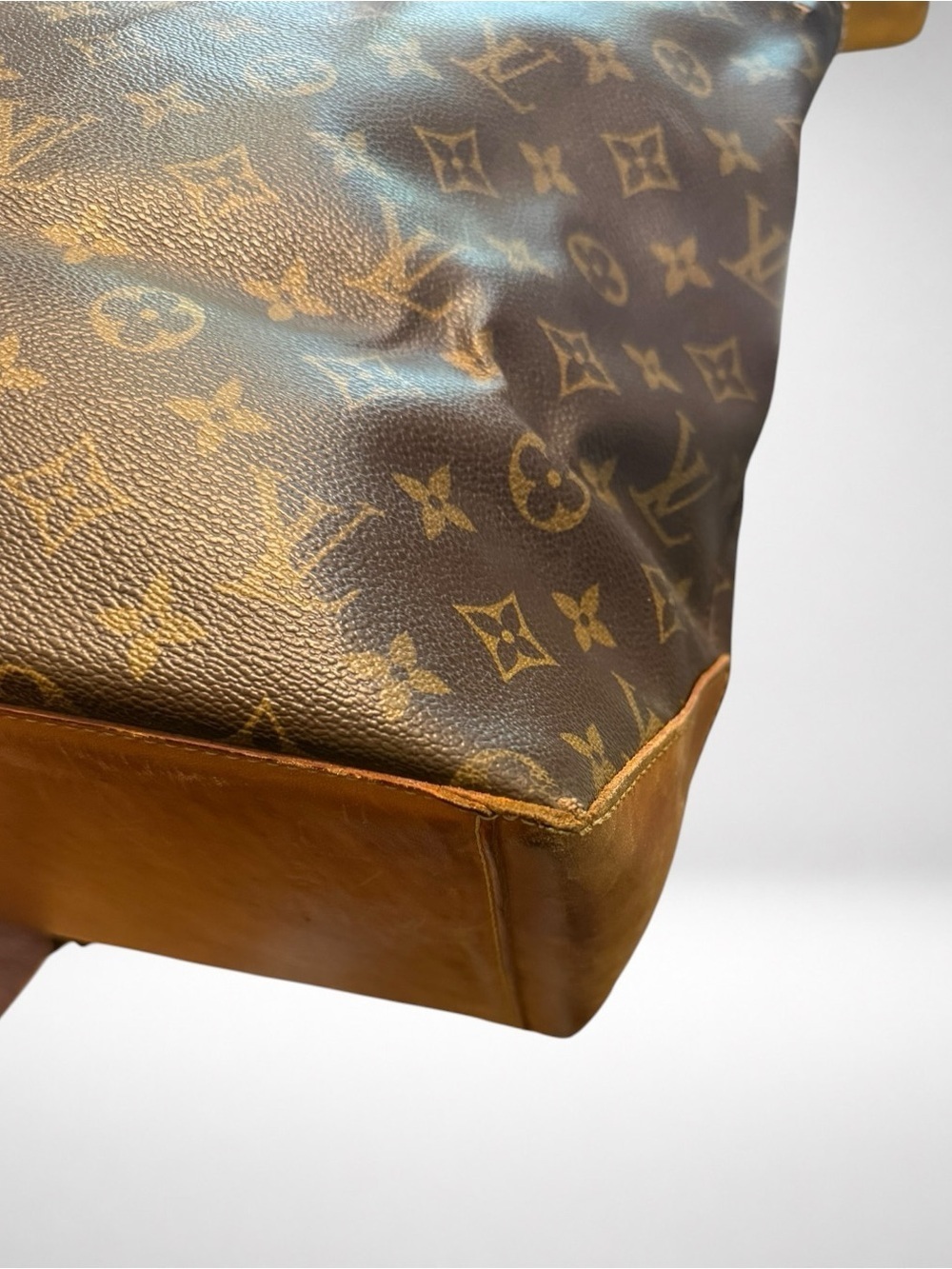 Louis Vuitton Authentic Cabas Piano MM Brown Tote Shoulder Bag Vintage Purse - Picture 9 of 16